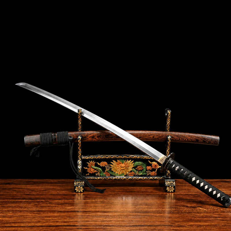 Katana Tsukuyomi (Damaststaal met authentieke hamon)