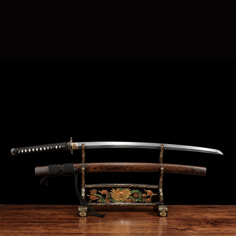 Katana Tsukuyomi (Damaststaal met authentieke hamon)