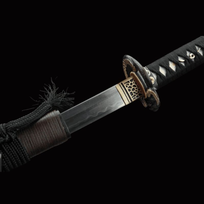 Katana Tsukuyomi (Damaststaal met authentieke hamon)