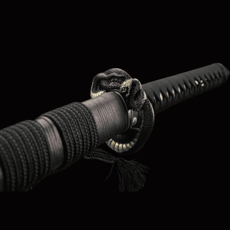 Katana Tsukuyomi (Damaststaal met authentieke hamon)