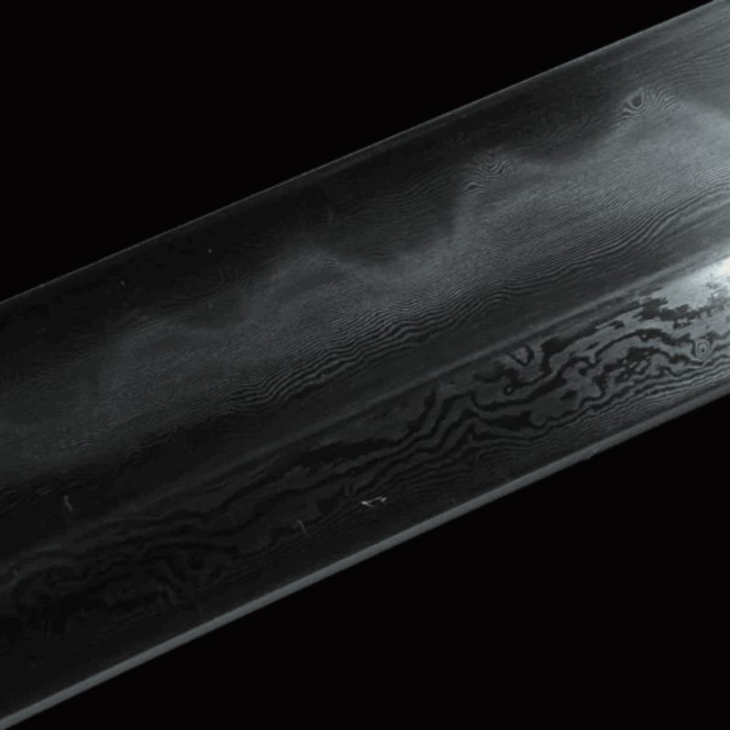 Katana Tsukuyomi (Damaststaal met authentieke hamon)