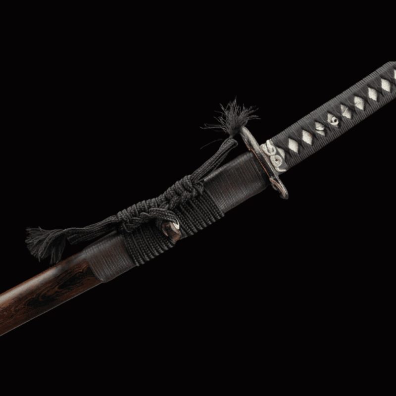 Katana Tsukuyomi (Damaststaal met authentieke hamon)