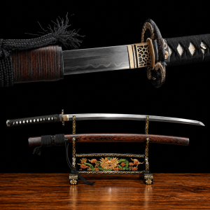 Katana Tsukuyomi (Damaststaal met authentieke hamon)