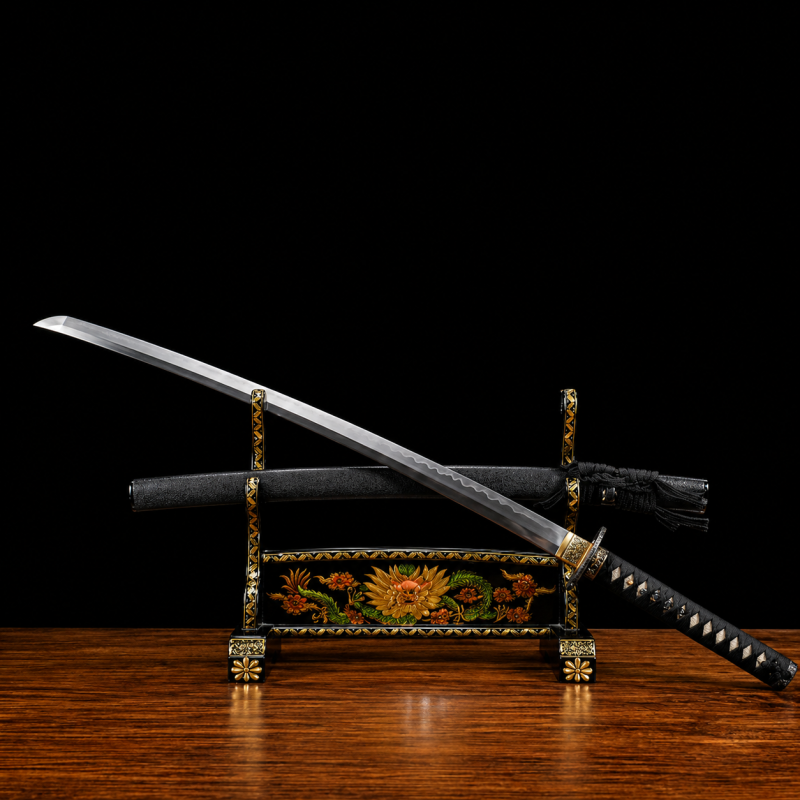 Katana Tsuyu (Anima T10 + Damasco met authentieke hamon)