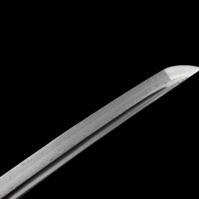 Katana Tsubaki (Damaststaal con Vera Roggenhuid)