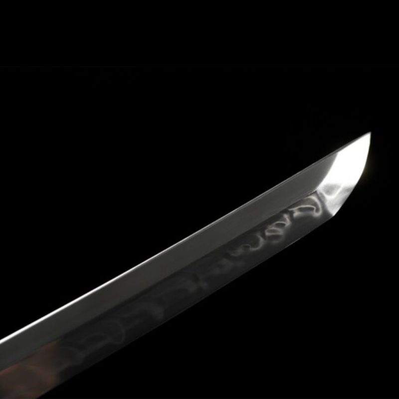 Katana Senka (T10-staal met authentieke hamon en roggenhuid)
