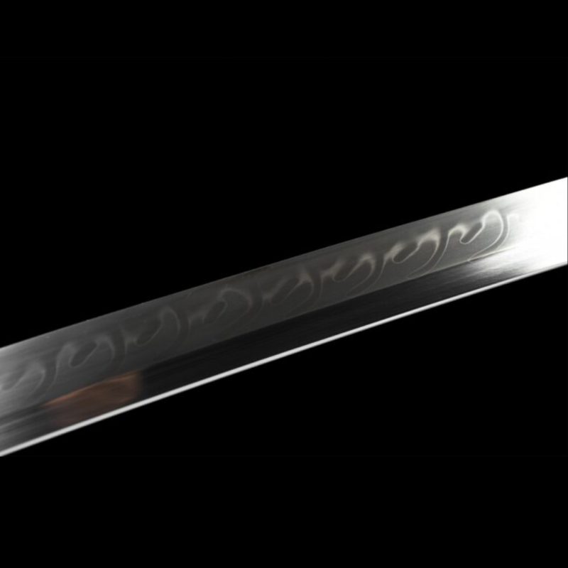 Katana Senka (T10-staal met authentieke hamon en roggenhuid)