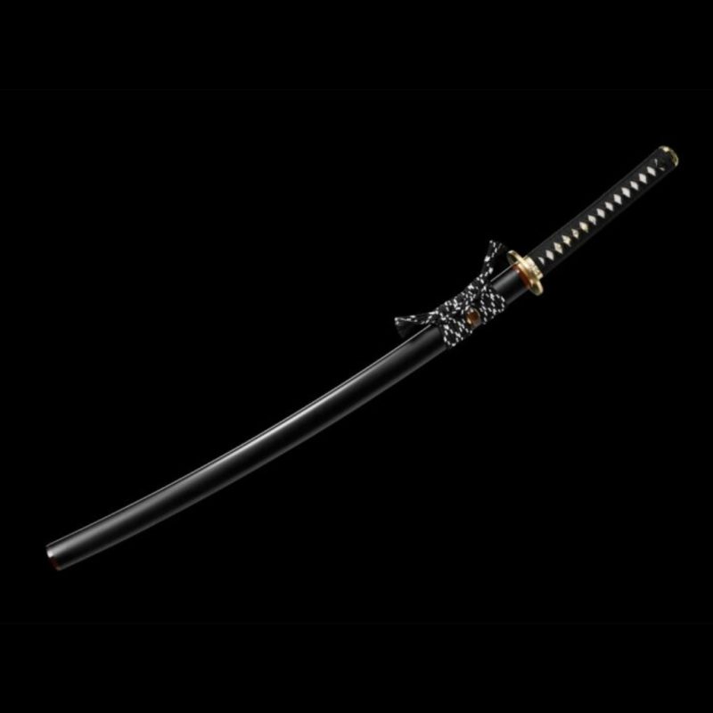 Katana Senka (T10-staal met authentieke hamon en roggenhuid)