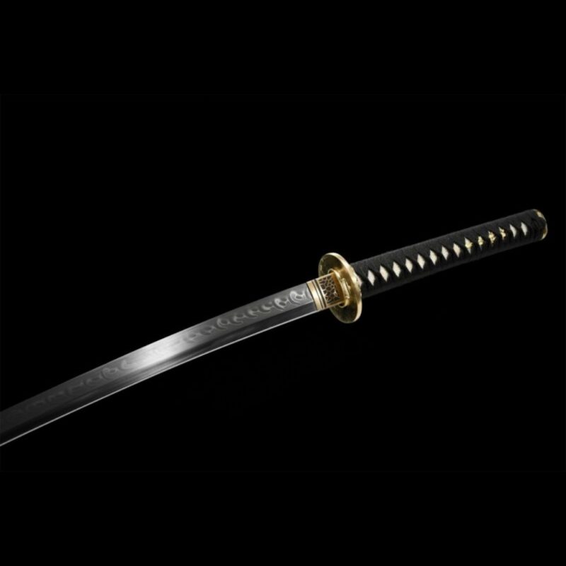 Katana Senka (T10-staal met authentieke hamon en roggenhuid)