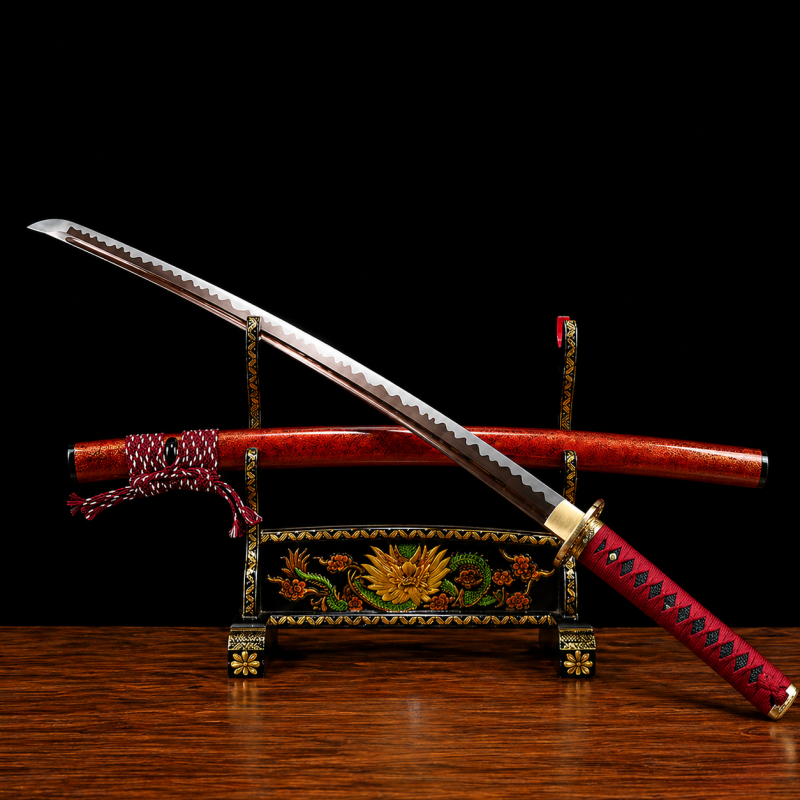 Katana Ginka (Damaststaal Rosso)