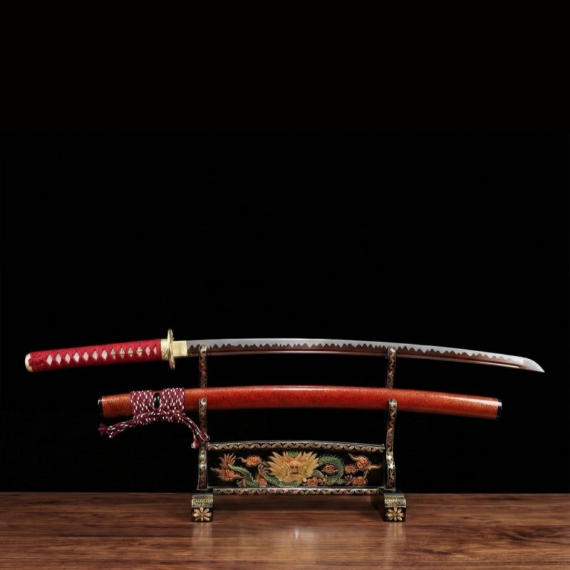 Katana Ginka (Damaststaal Rosso)