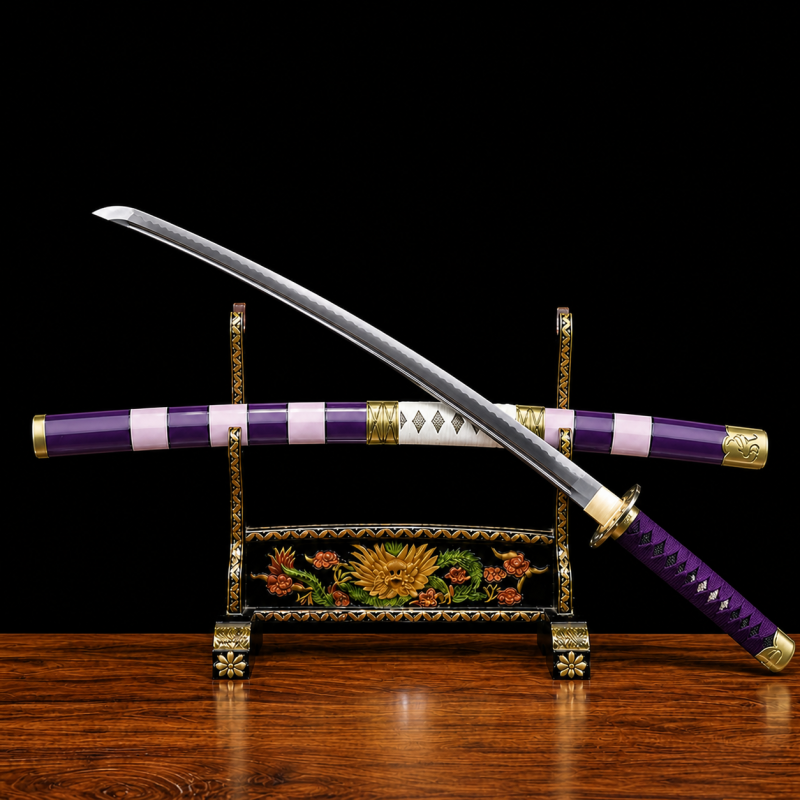 Katana Zoro Nidai Kitetsu: One Piece (Koolstofstaal 1060)