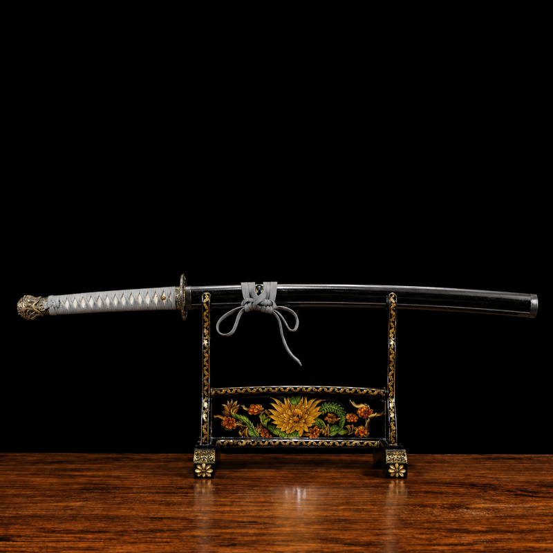 Katana Moonveil: Elden Ring (Damaststaal met authentieke hamon)