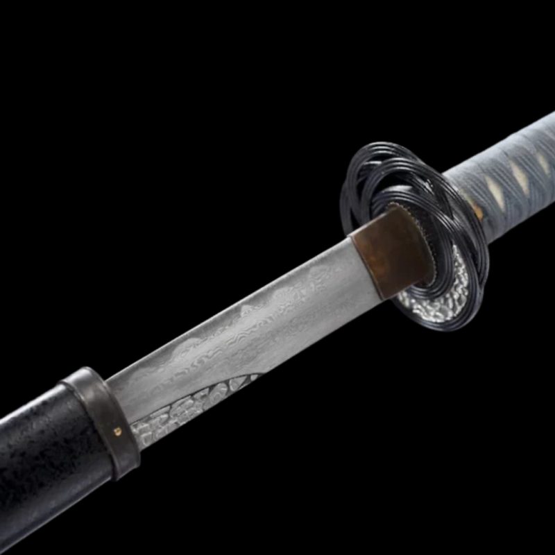Katana Moonveil: Elden Ring (Damaststaal met authentieke hamon)