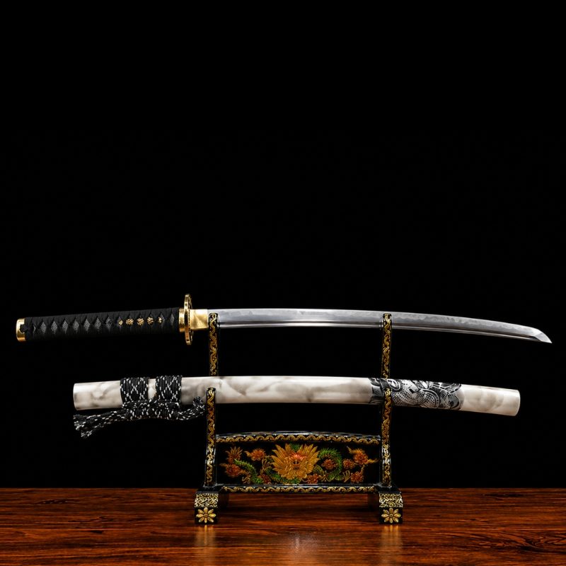 Katana Hayate (Koolstofstaal 1060 met authentieke hamon)