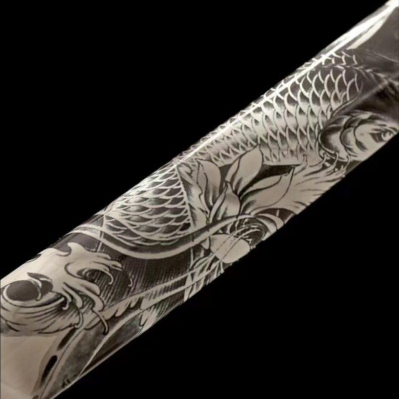 Katana Hayate (Koolstofstaal 1060 met authentieke hamon)