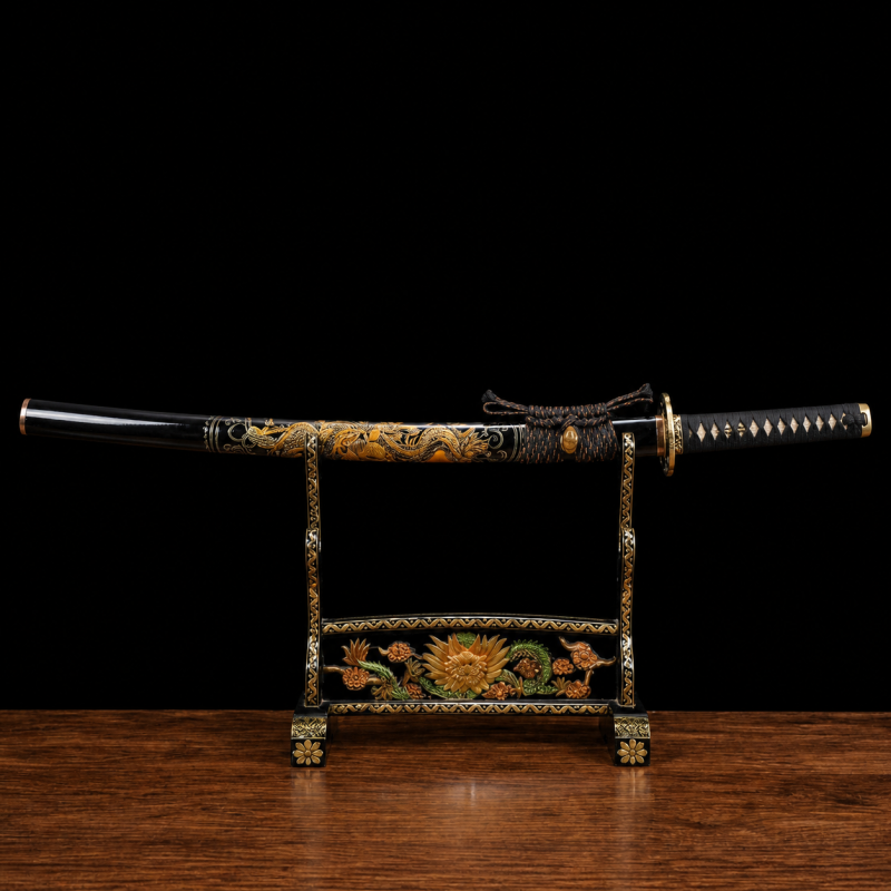 Katana Hanafubuki (T10-staal met hamon Choji Autentico)