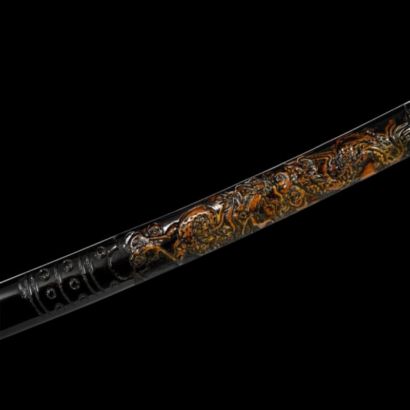 Katana Hanafubuki (T10-staal met hamon Choji Autentico)