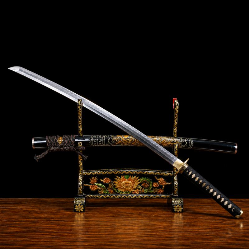Katana Hanafubuki (T10-staal met hamon Choji Autentico)