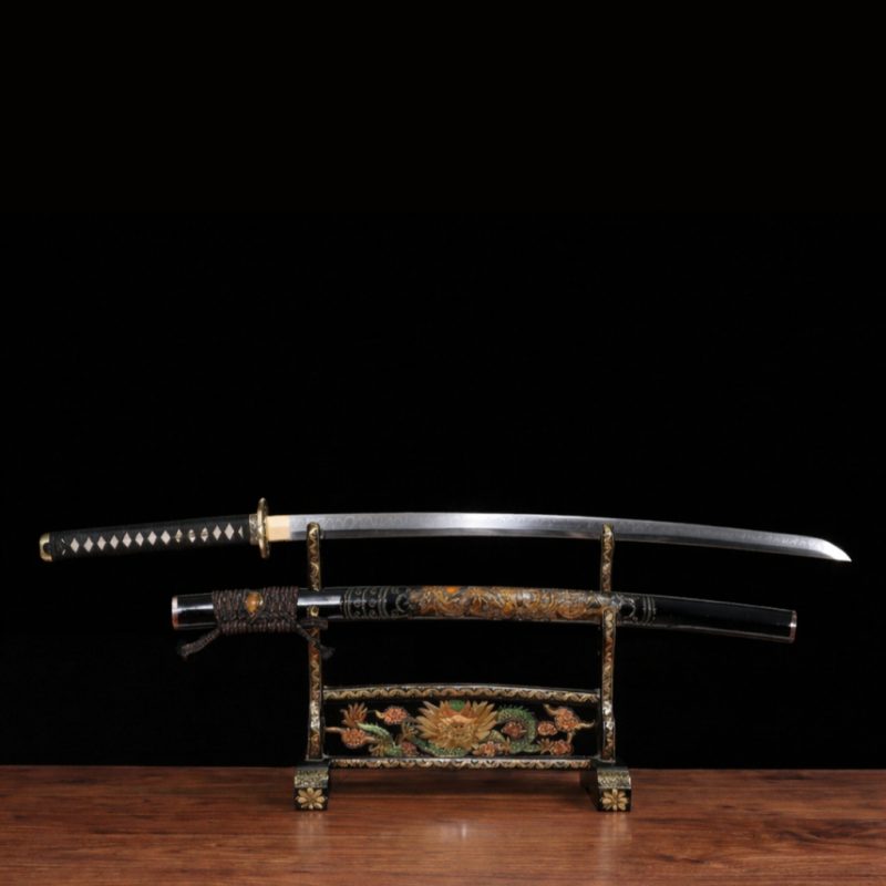 Katana Hanafubuki (T10-staal met hamon Choji Autentico)