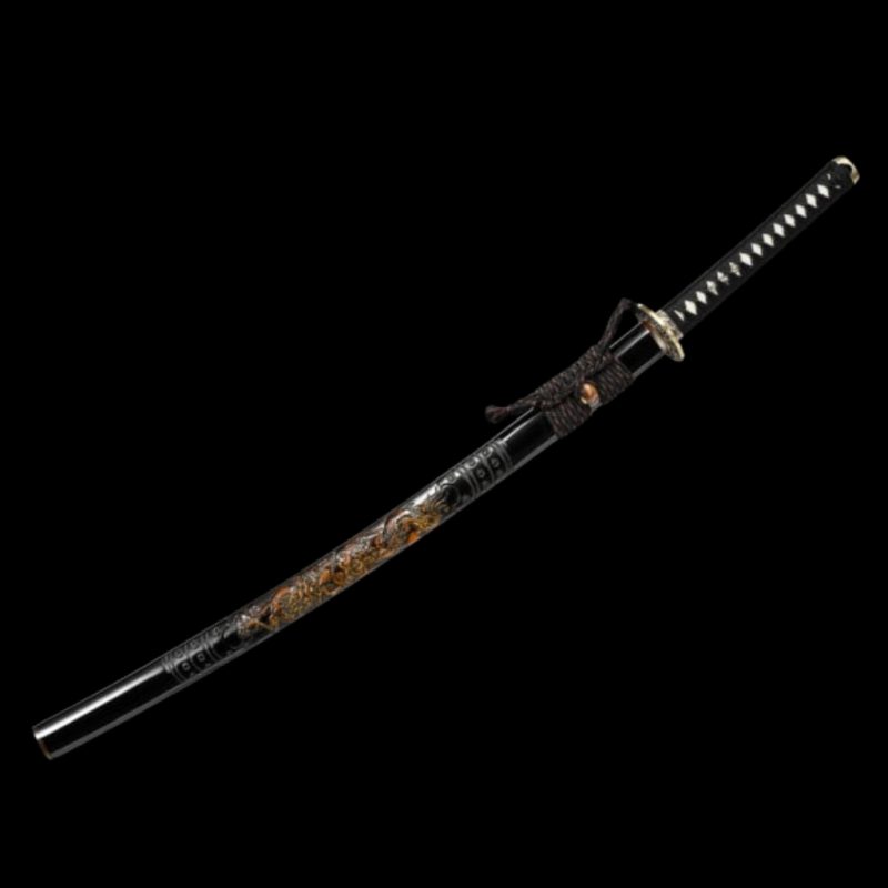 Katana Hanafubuki (T10-staal met hamon Choji Autentico)