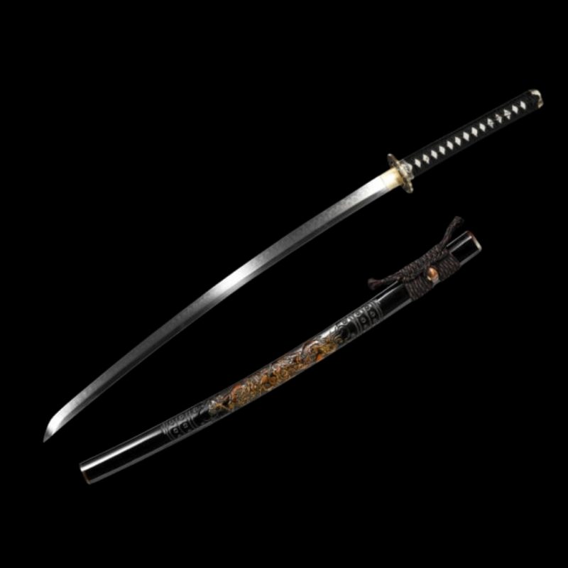 Katana Hanafubuki (T10-staal met hamon Choji Autentico)