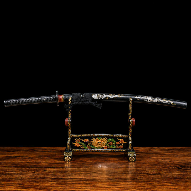 Katana Night (Koolstofstaal 1060: Lemmet Nera)