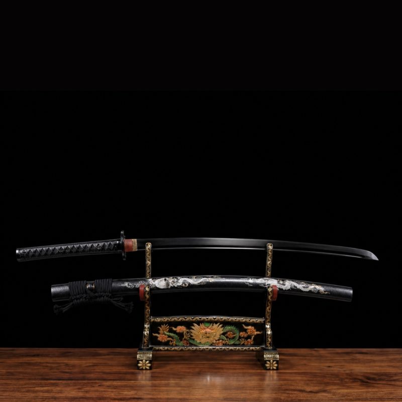Katana Night (Koolstofstaal 1060: Lemmet Nera)
