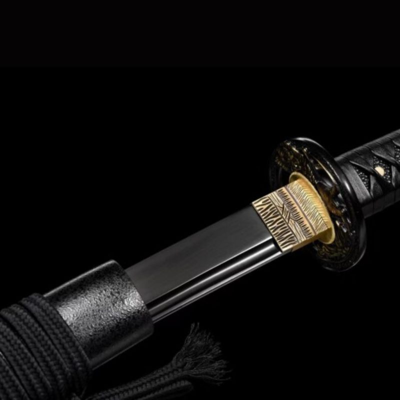 Katana Night (Koolstofstaal 1060: Lemmet Nera)