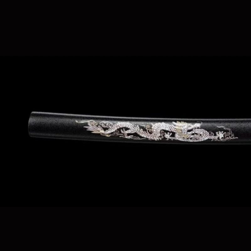 Katana Night (Koolstofstaal 1060: Lemmet Nera)