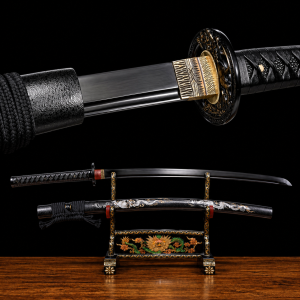 Katana Night (Koolstofstaal 1060: Lemmet Nera)