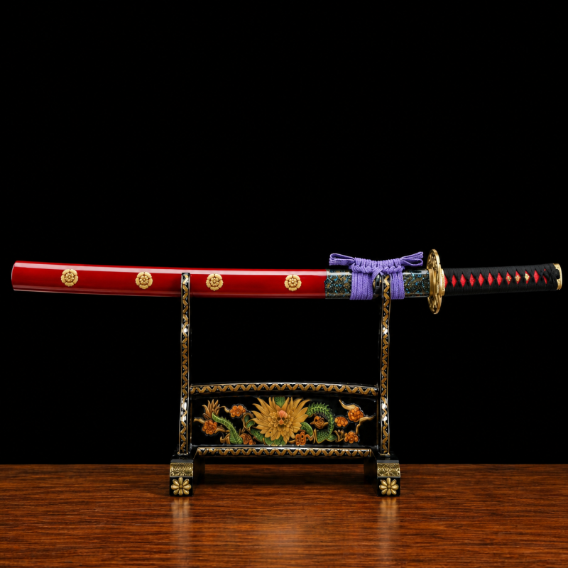 Katana Murasame (Koolstofstaal 1095 met authentieke hamon)