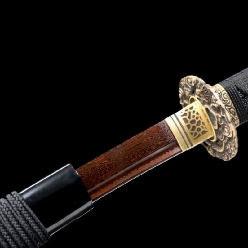 Katana Hisame (Damaststaal Rosso)