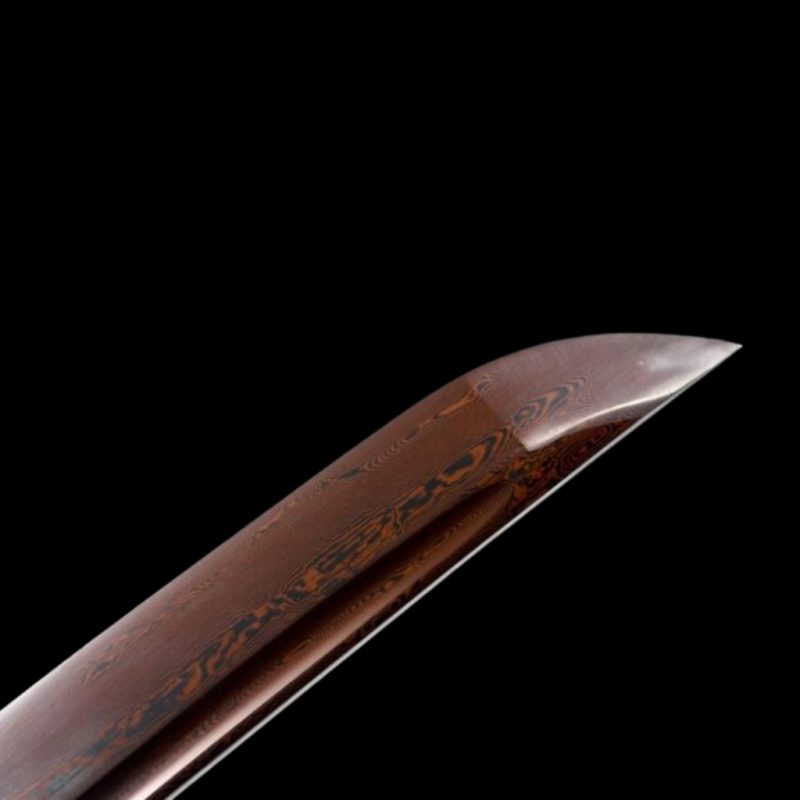 Katana Hisame (Damaststaal Rosso)