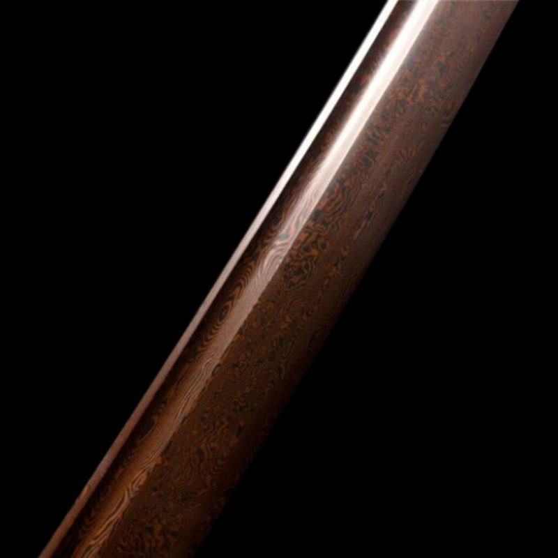 Katana Hisame (Damaststaal Rosso)