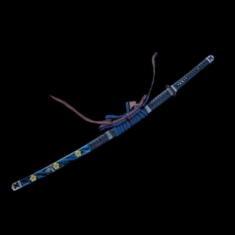 Katana Akane (T10-staal met authentieke hamon en roggenhuid)