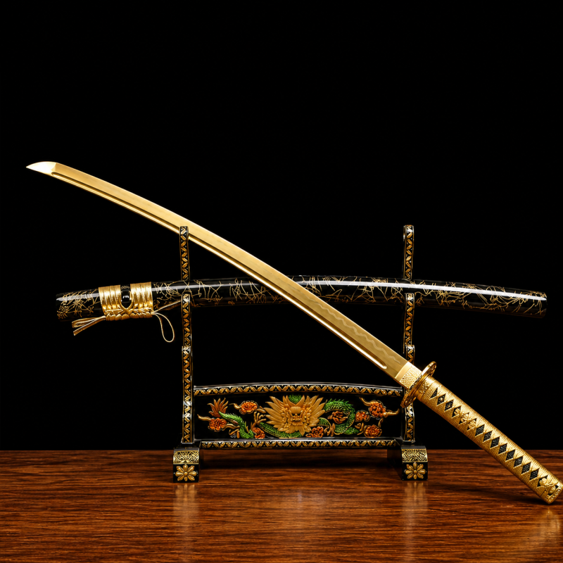 Katana Kohaku (Koolstofstaal 1095 Dorato)