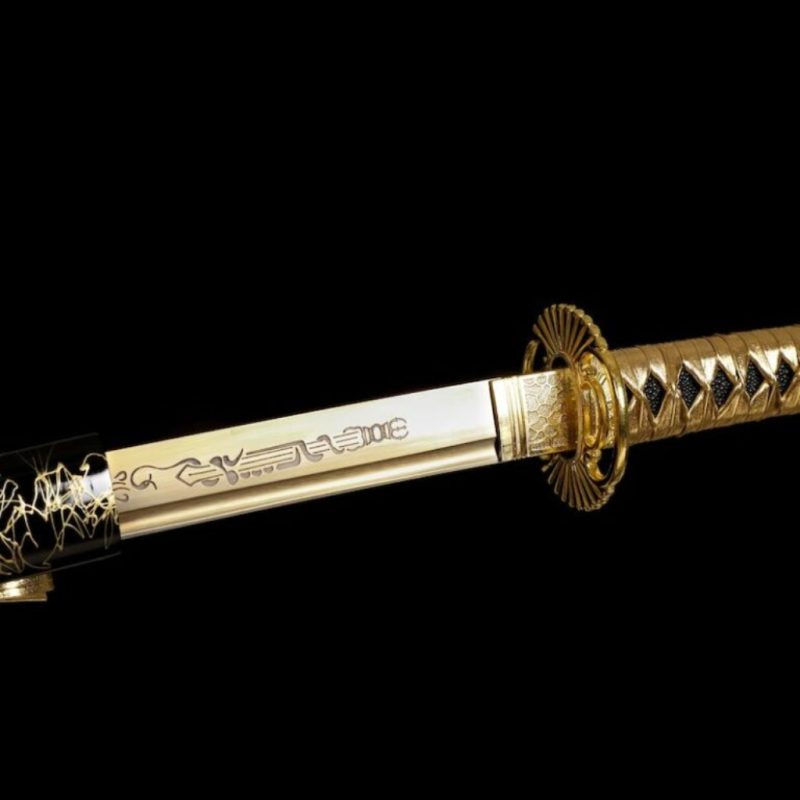 Katana Kohaku (Koolstofstaal 1095 Dorato)