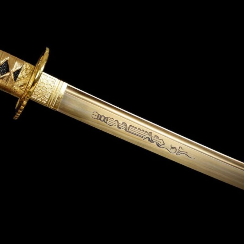 Katana Kohaku (Koolstofstaal 1095 Dorato)