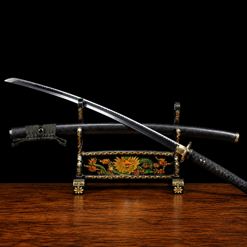 Katana Setsuna (Koolstofstaal 1095 Lucidato a Mano)