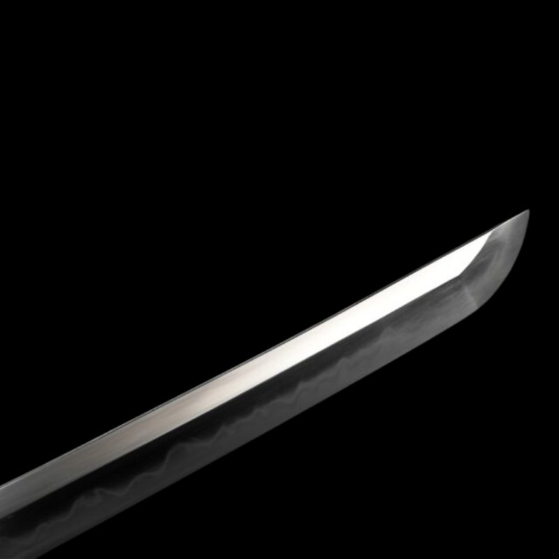 Katana Mikazuki (Acciaio T8 met hamon Gunome Autentico e Roggenhuid)