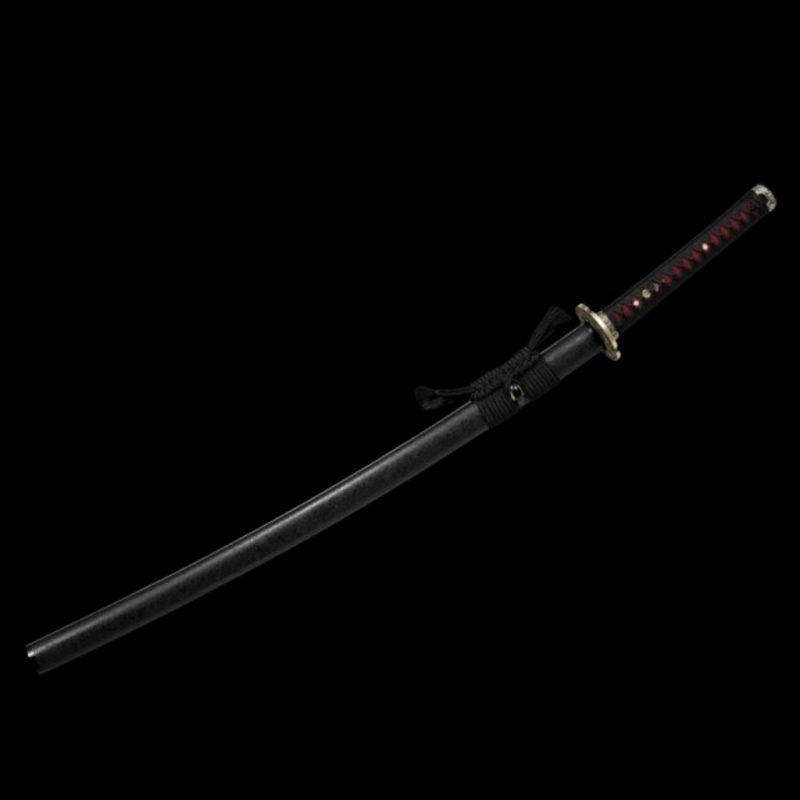 Katana Mikazuki (Acciaio T8 met hamon Gunome Autentico e Roggenhuid)