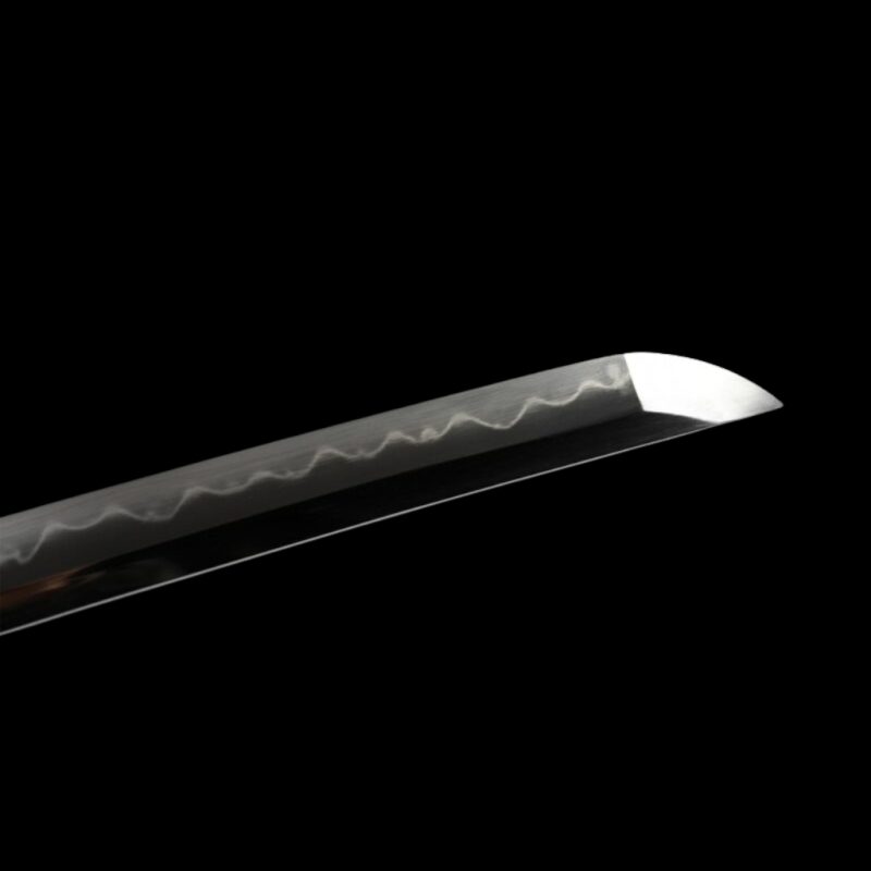 Katana Mikazuki (Acciaio T8 met hamon Gunome Autentico e Roggenhuid)