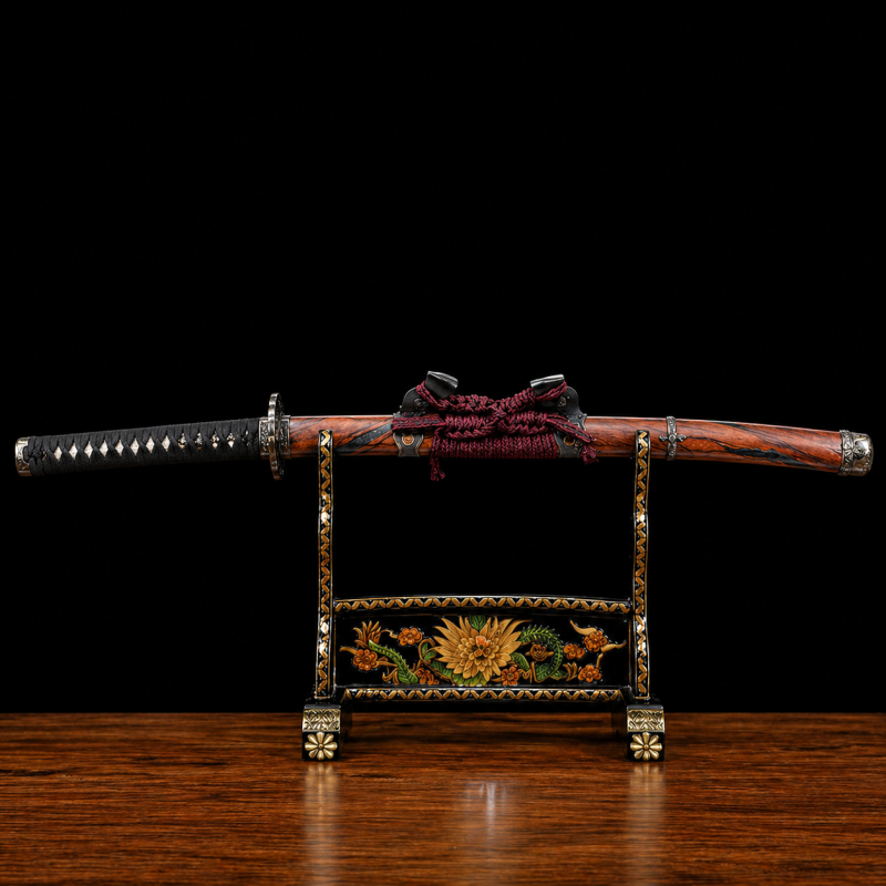 Katana Wave (Damaststaal met authentieke hamon)
