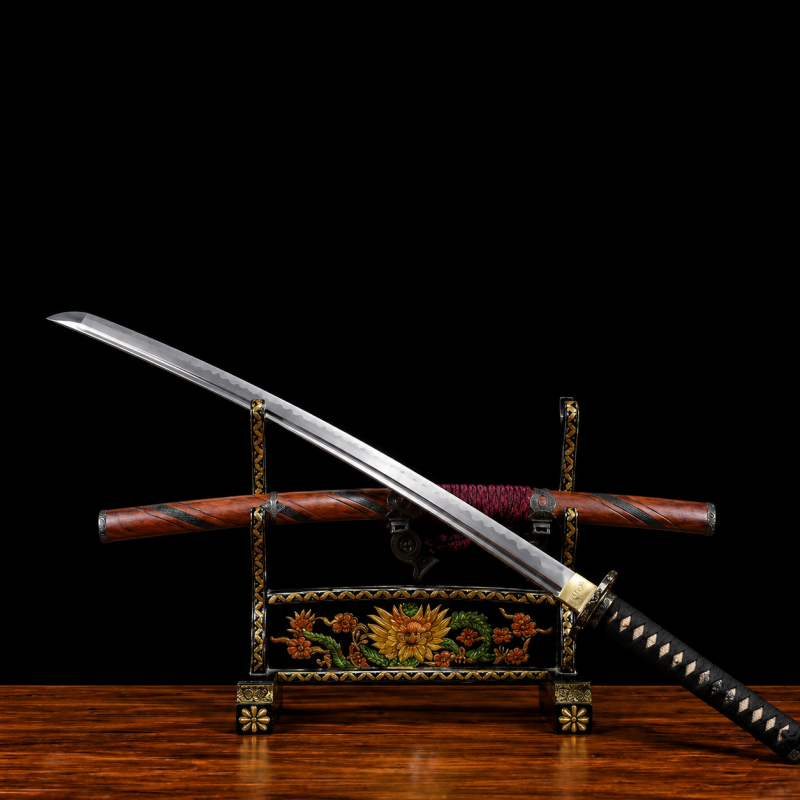 Katana Wave (Damaststaal met authentieke hamon)