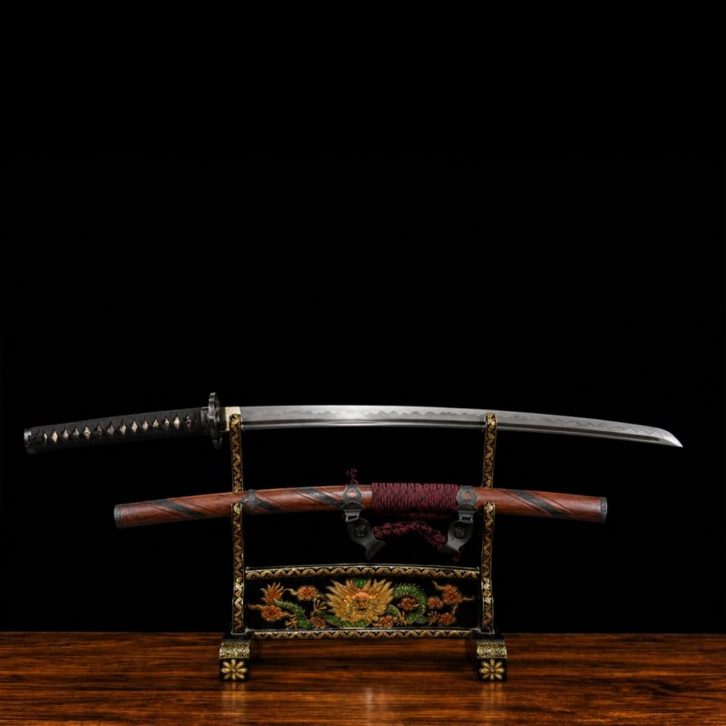 Katana Wave (Damaststaal met authentieke hamon)