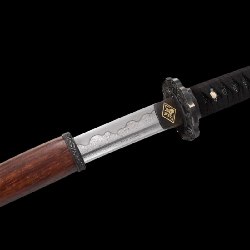Katana Wave (Damaststaal met authentieke hamon)