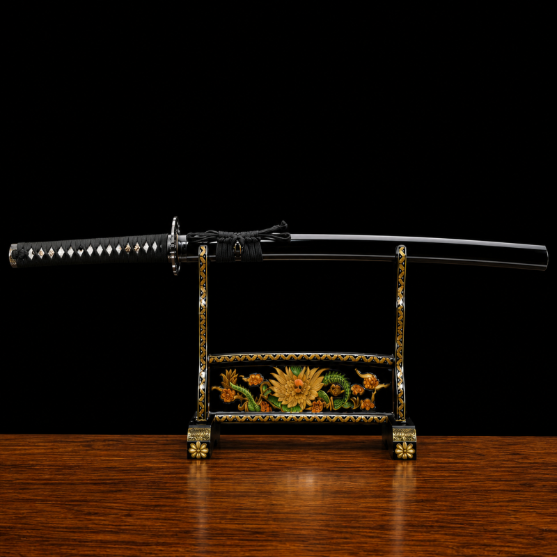 Katana Seiryu (T10-staal met authentieke hamon)