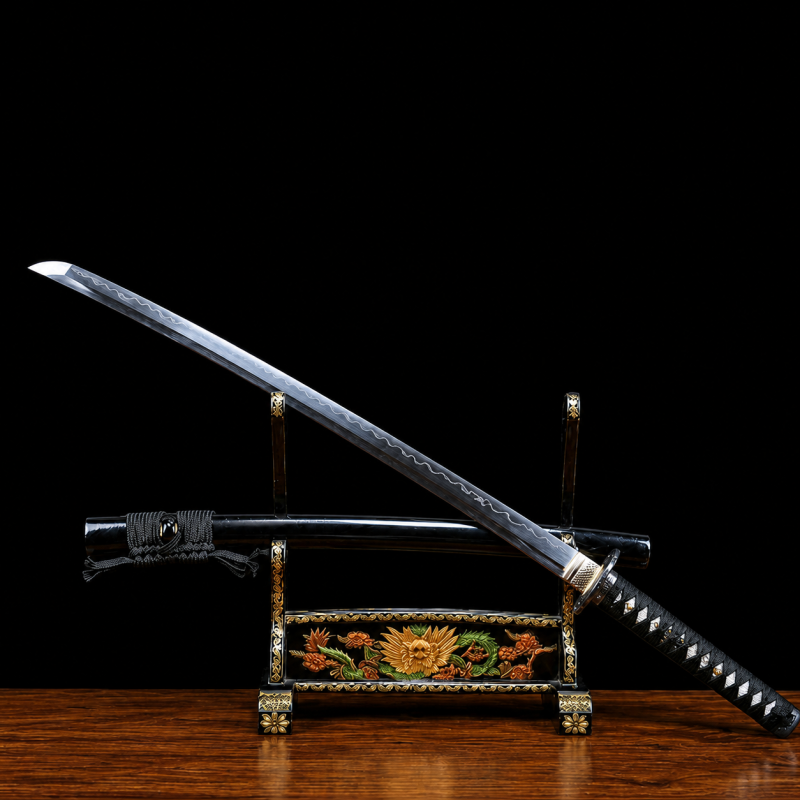 Katana Seiryu (T10-staal met authentieke hamon)