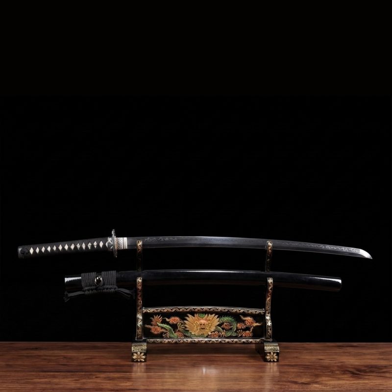 Katana Seiryu (T10-staal met authentieke hamon)